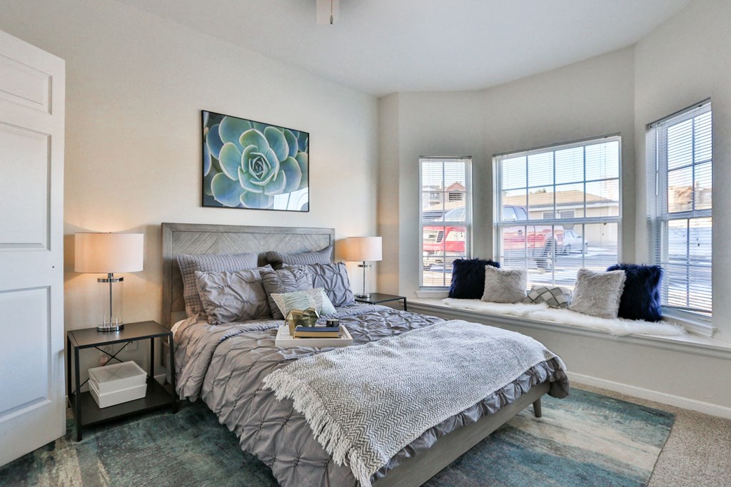 Spacious Bedroom With Comfortable Bed at The Vineyards of Colorado Springs, Colorado Springs, CO, 80920