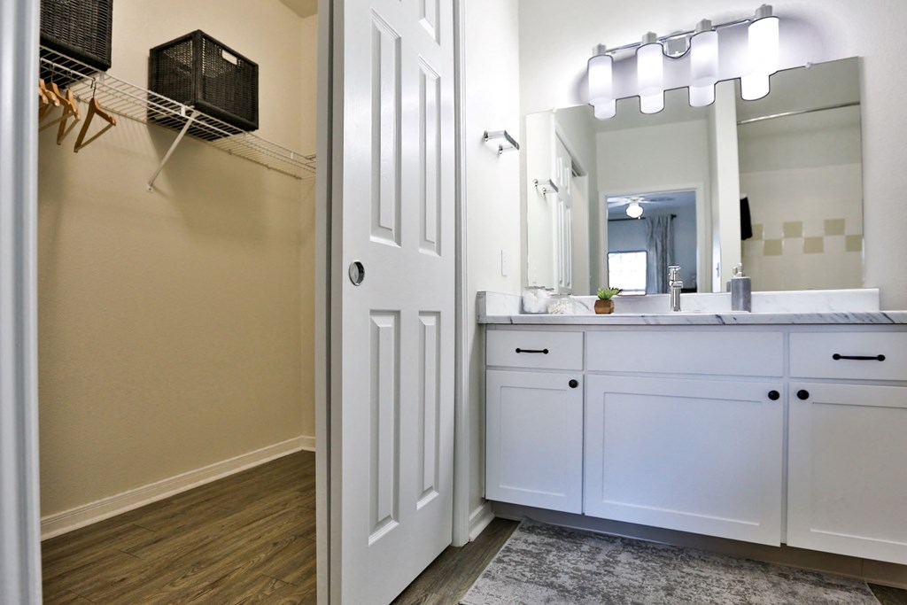 Renovated Bathrooms With Quartz Counters at The Vineyards of Colorado Springs, Colorado Springs, 80920