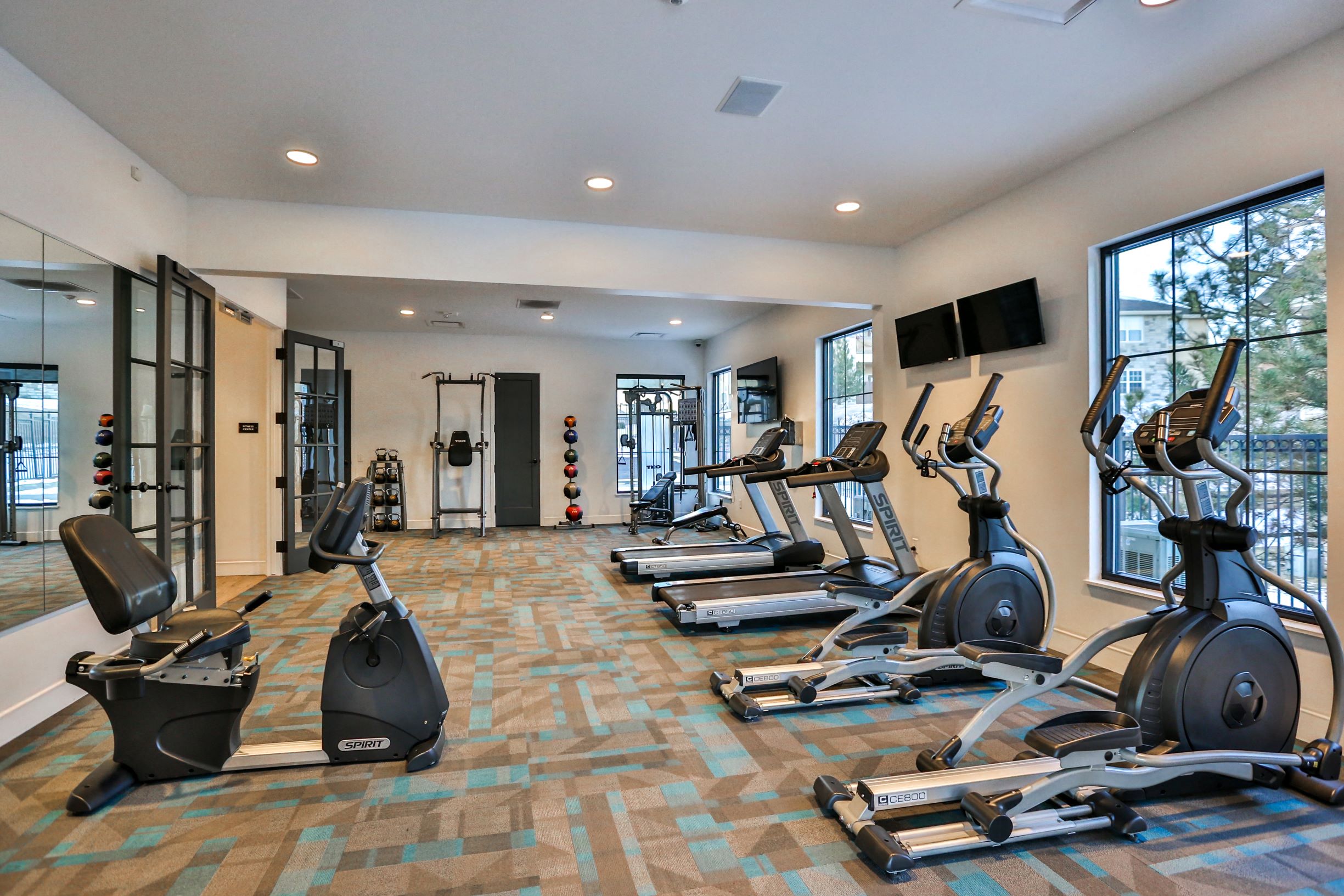 Modern Fitness Center at The Vineyards of Colorado Springs, Colorado