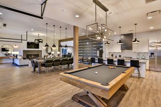 Clubhouse With Billiards Table at The Vineyards of Colorado Springs, Colorado, 80920