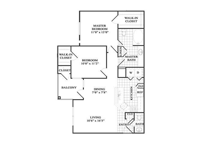 Bordeaux Floor Plan Bordeaux Floor Plan at The Vineyards of Colorado Springs, Colorado, 80920
