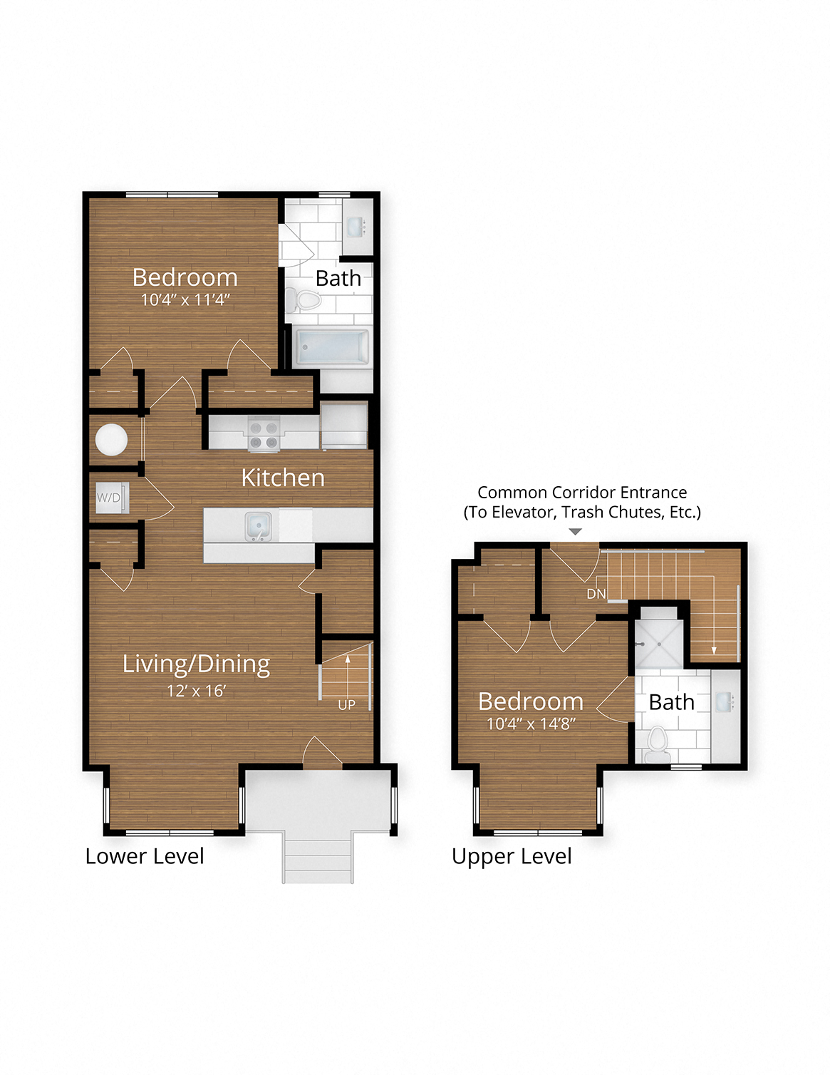 1600 Pennsylvania Ave Apartments Washington DC Duplex Plan