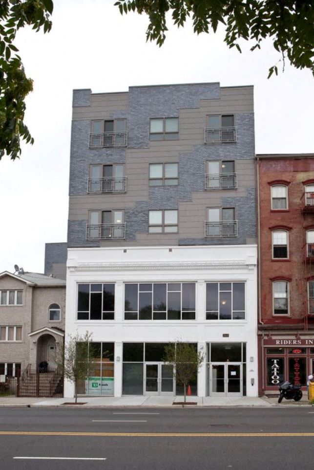 Exterior view of building