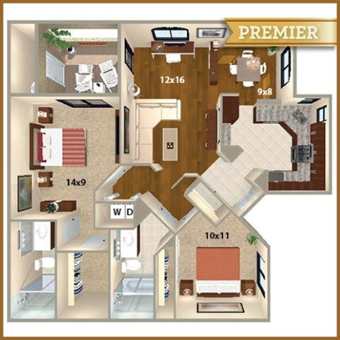 Palm Breeze Premier Floor Plan 4