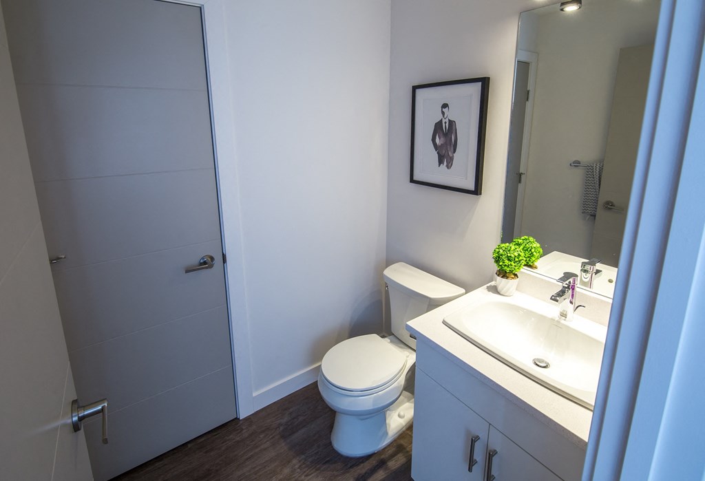 a small bathroom with a toilet and a sink