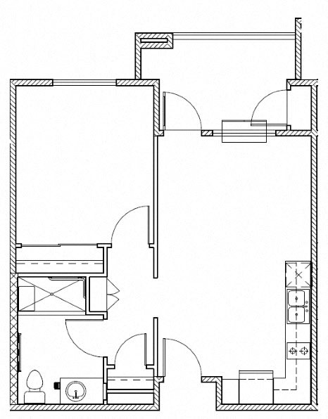 Huntington One Bedroom One Bath l 95037 Rentals