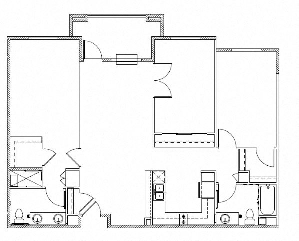 The Huntington Three Bedroom Rentals l 95037 Senior Apts