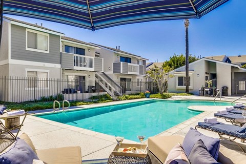 Newport Seacrest Apartments Lifestyle - Pool Deck & Pool