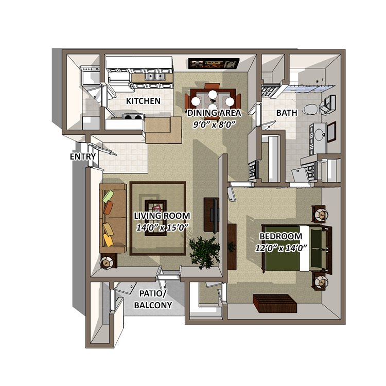 Serenity Floor Plan 1