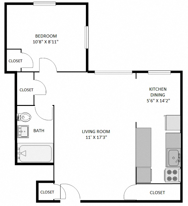 One Bedroom B2A