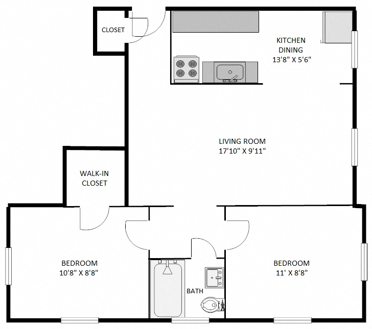 Basement Two Bedroom