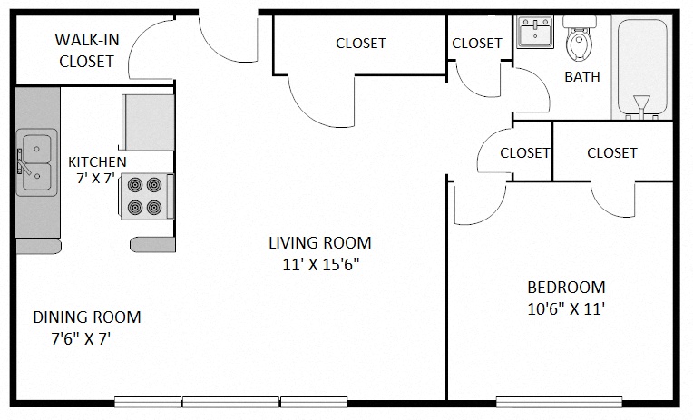 One Bedroom B3B