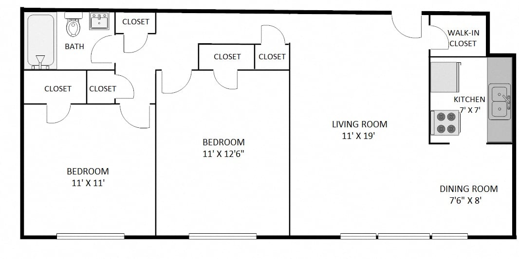 Two Bedroom C1A