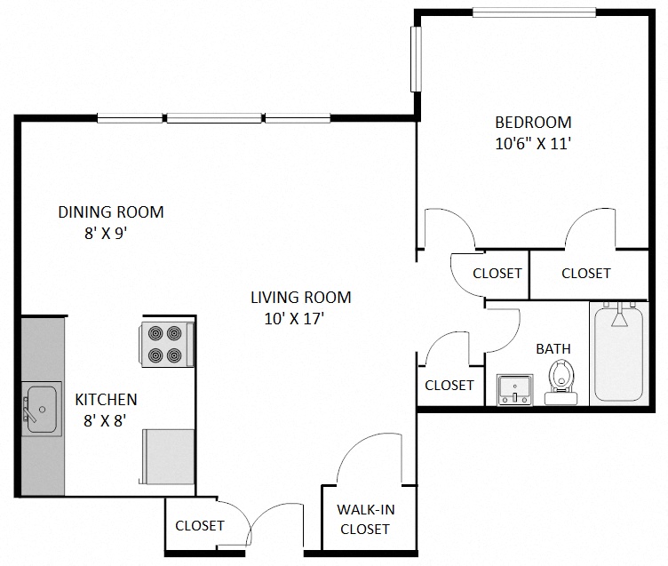 One Bedroom B4