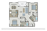 2-bedroom apartment at The Carlyle Apartments in San Jose