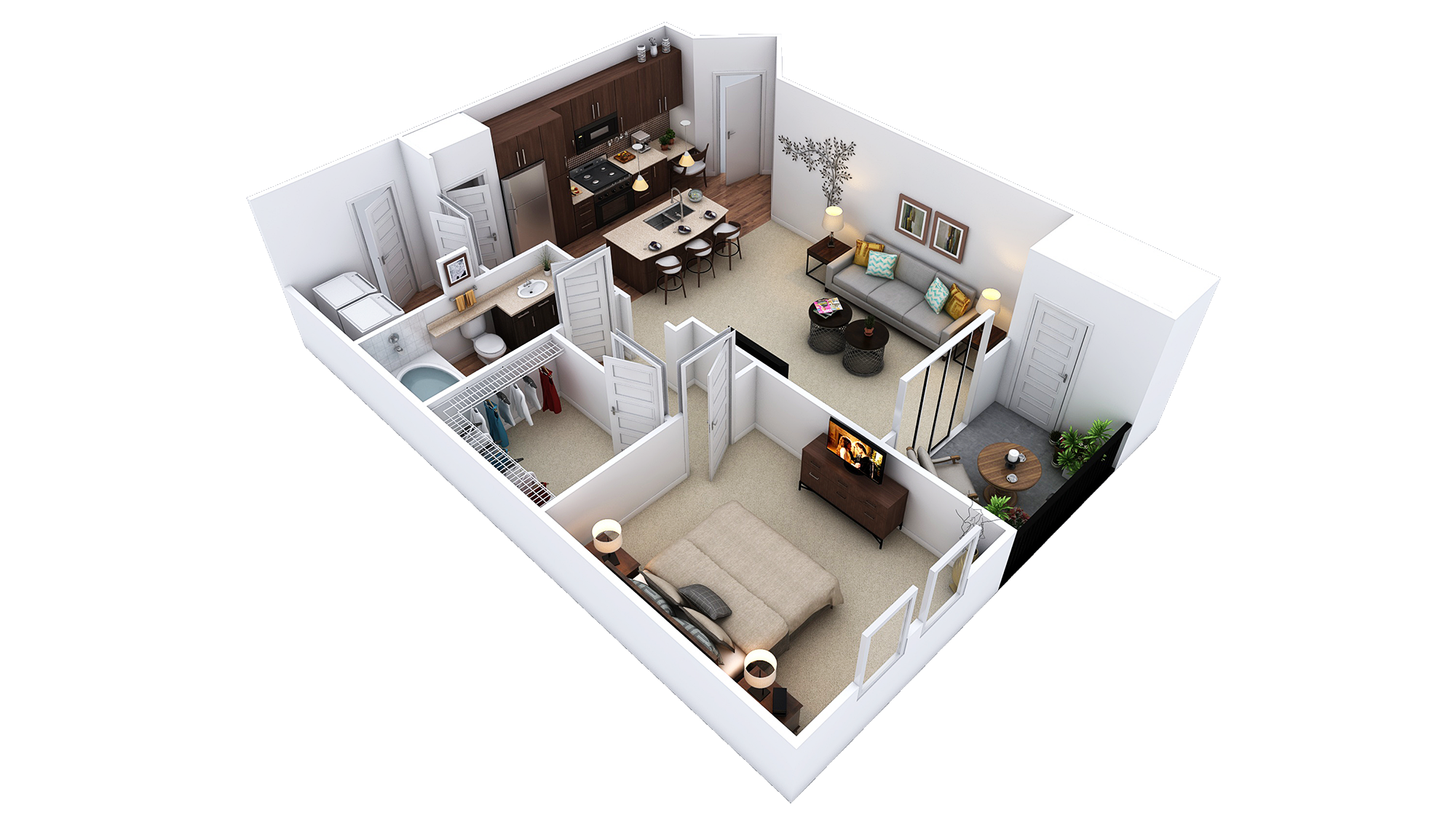 Wheat Ridge, CO Arvada Station 1 bedroom 1 bath