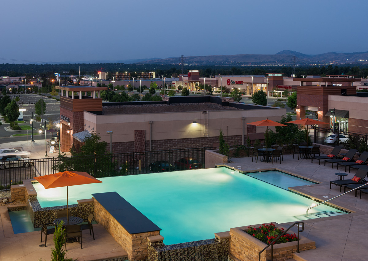 Wheat Ridge, CO Arvada Station winter Pool