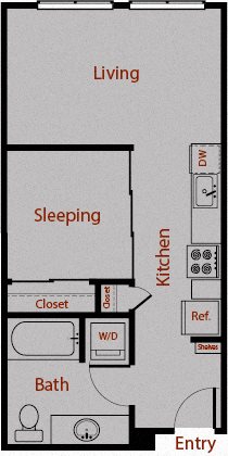 Studio Floor Plan 1