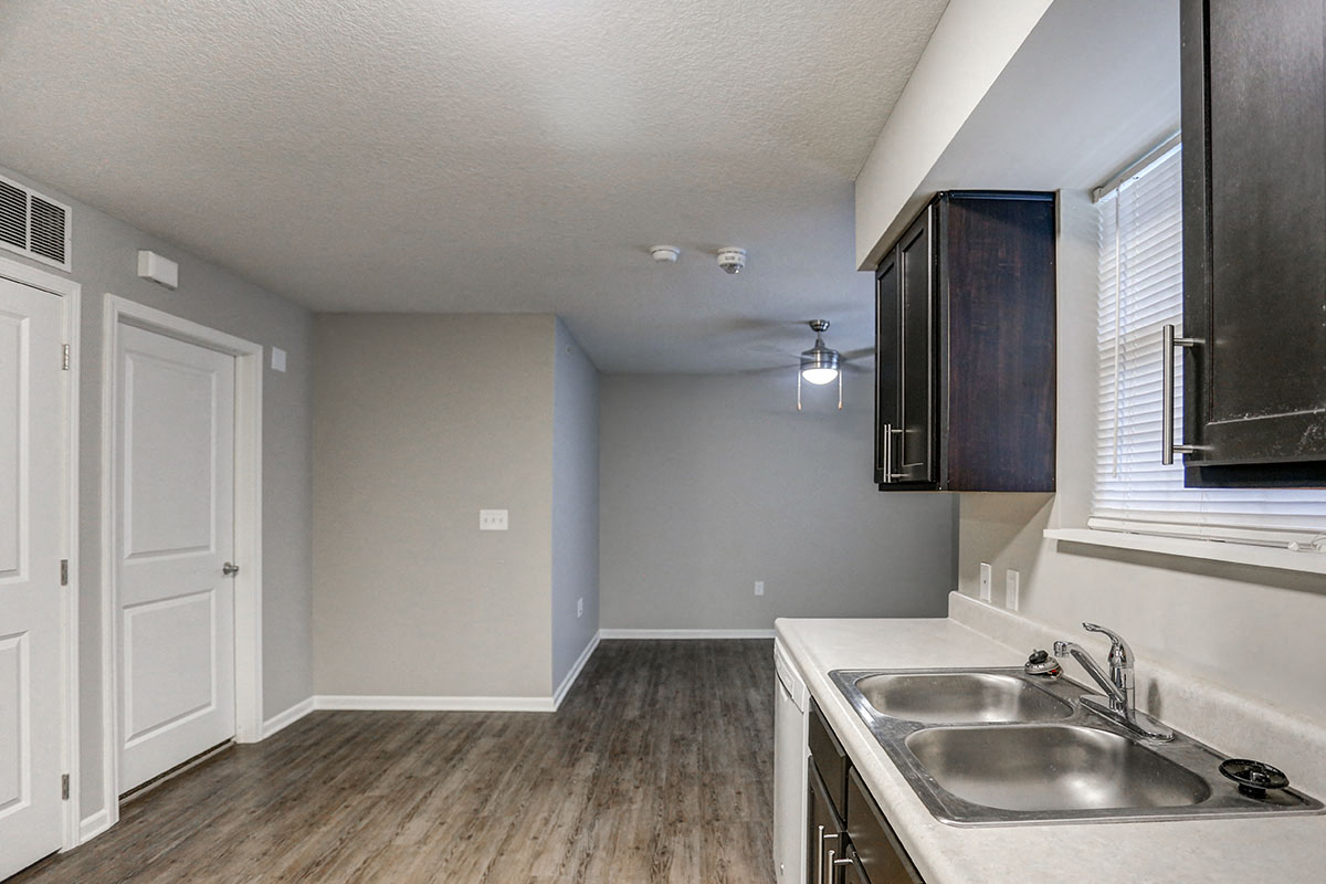 Kitchen and dining area