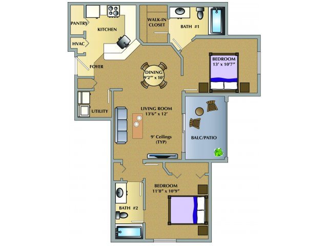 B2 Floor Plan 4