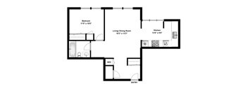 1 Bed 1 Bath - 15 B
