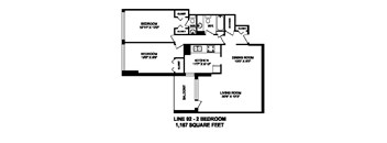 2 Bed 2 Bath - 5 C