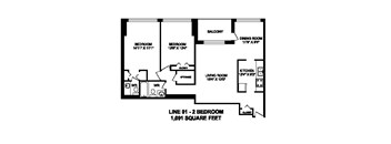 2 Bed 2 Bath - 5 A