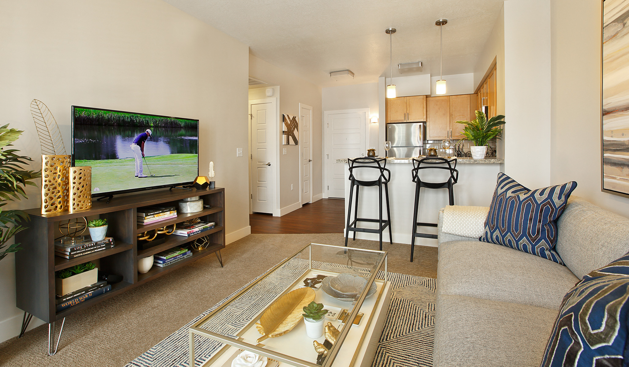 Liberty Crest Apartments Salt Lake City Utah Living Room