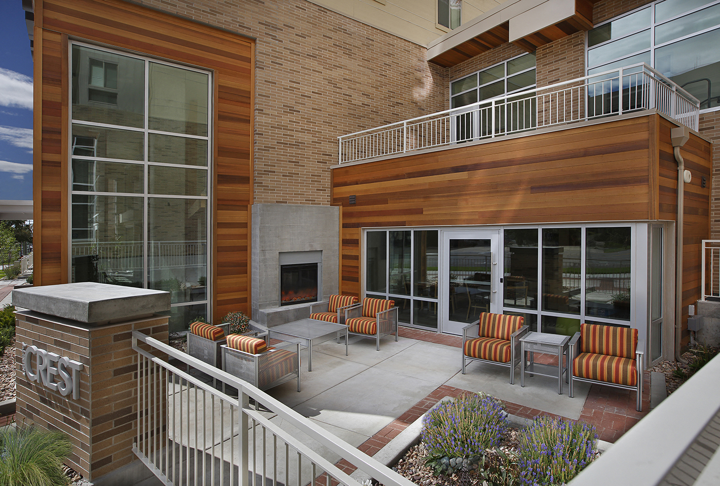 Liberty Crest Apartments Salt Lake City Utah Outdoor Patio