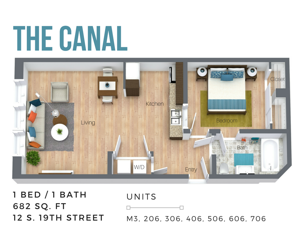 The Canal (Overview-City Side) Floor Plan 1