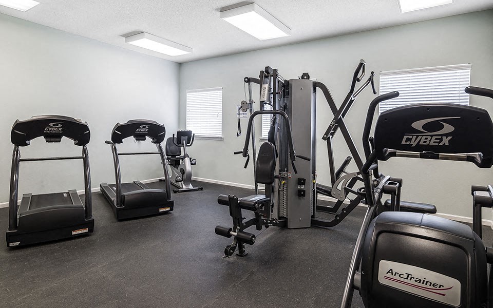our gym is equipped with state of the art equipment for your enjoyment