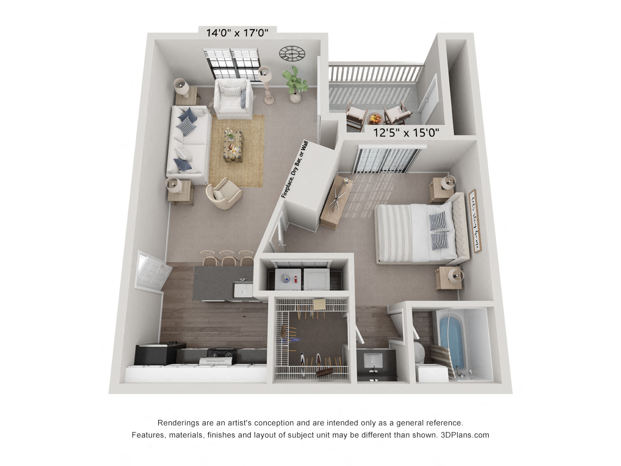 champions north dallas a2 upgrade floor plan 1 bed 1 bath