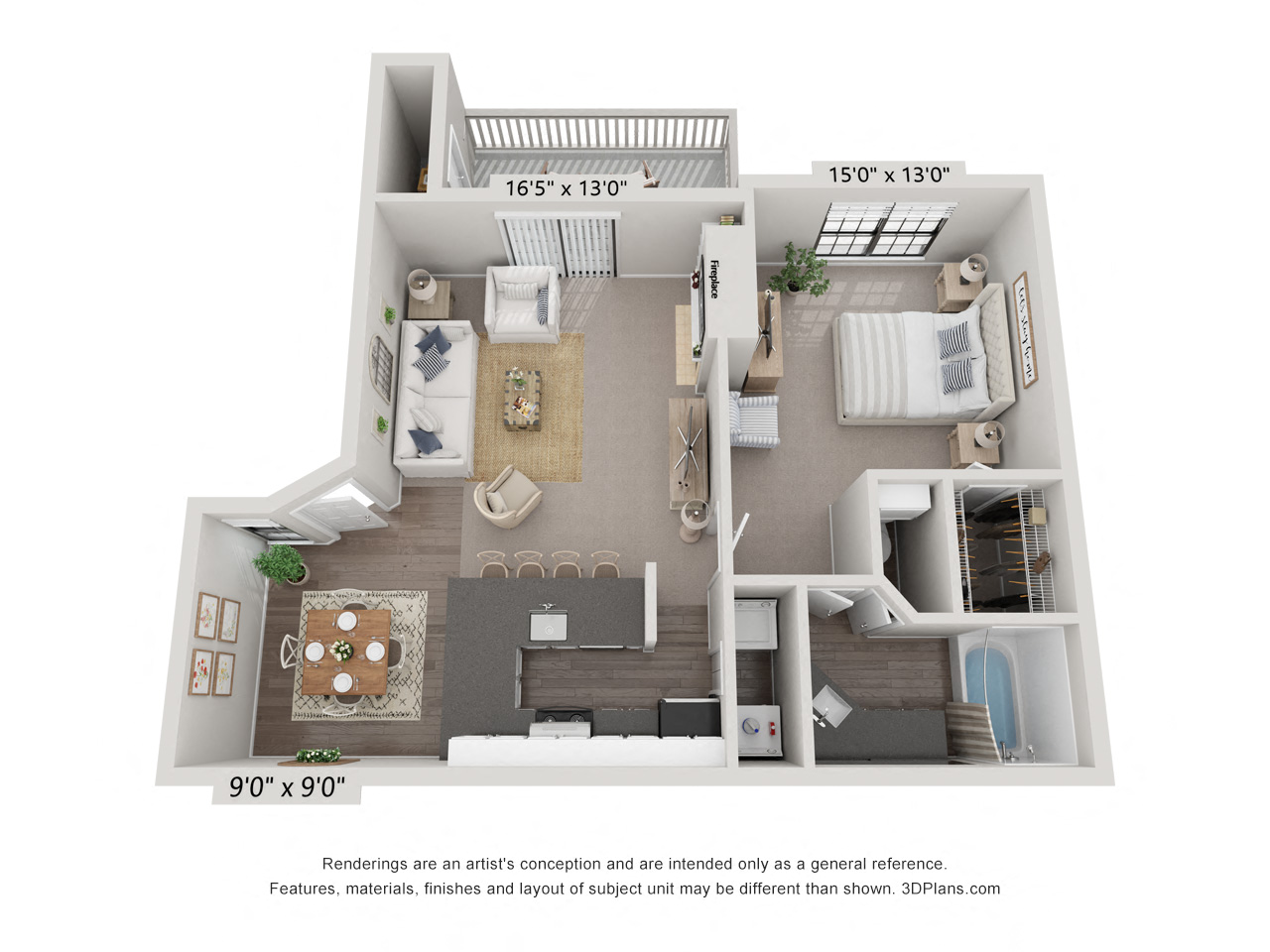champions north dallas a4 floor plan 1 bed 1 bath