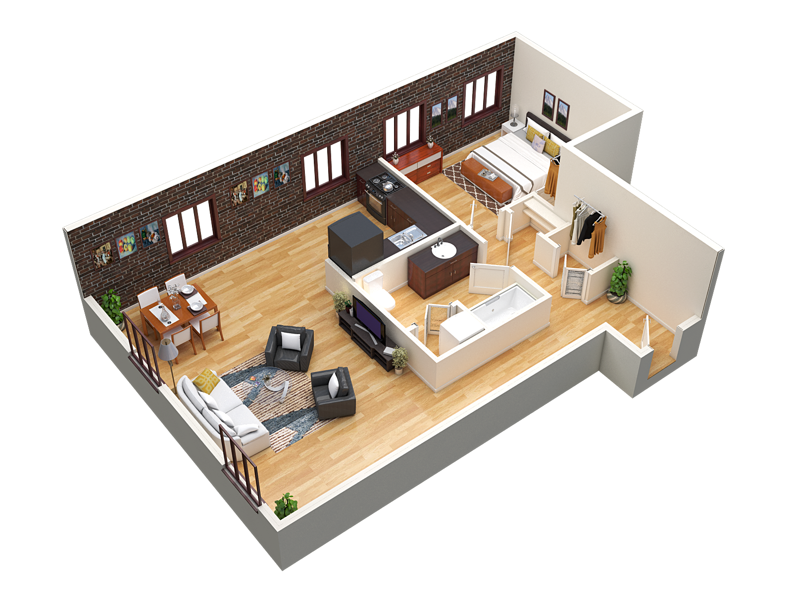 Portland, OR Crane Flats and Lofts  loft