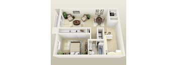 1 Bdrm/1 Bath Bfast Bar W/D