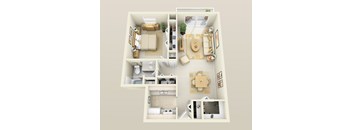 1 Bdrm / 1 Bath Washer/Dryer