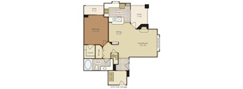 One Bedroom 1A1DG - 2A1BG