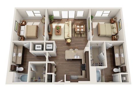 3030 Hester Avenue Studio-2 Beds Apartment for Rent - Photo Gallery 45