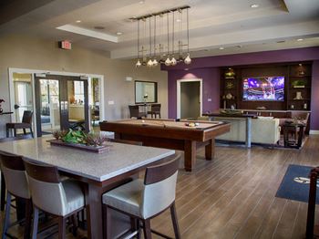 Newly REnovated Clubhouse With Billiards, TV, Coffee Bar
