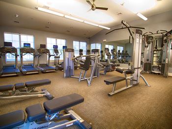24 Hr Fitness Center With Free Weights And Yoga Studio