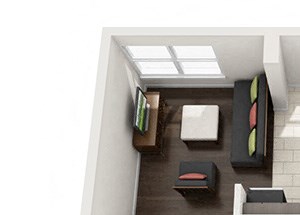 Dominion one bedroom floor plan