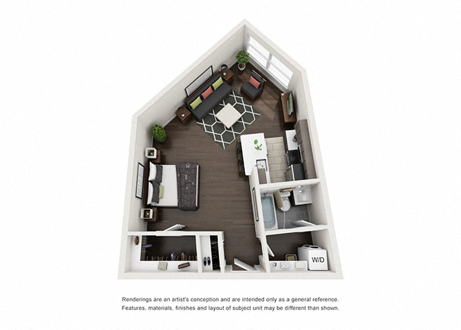 Dominion studio floor plan