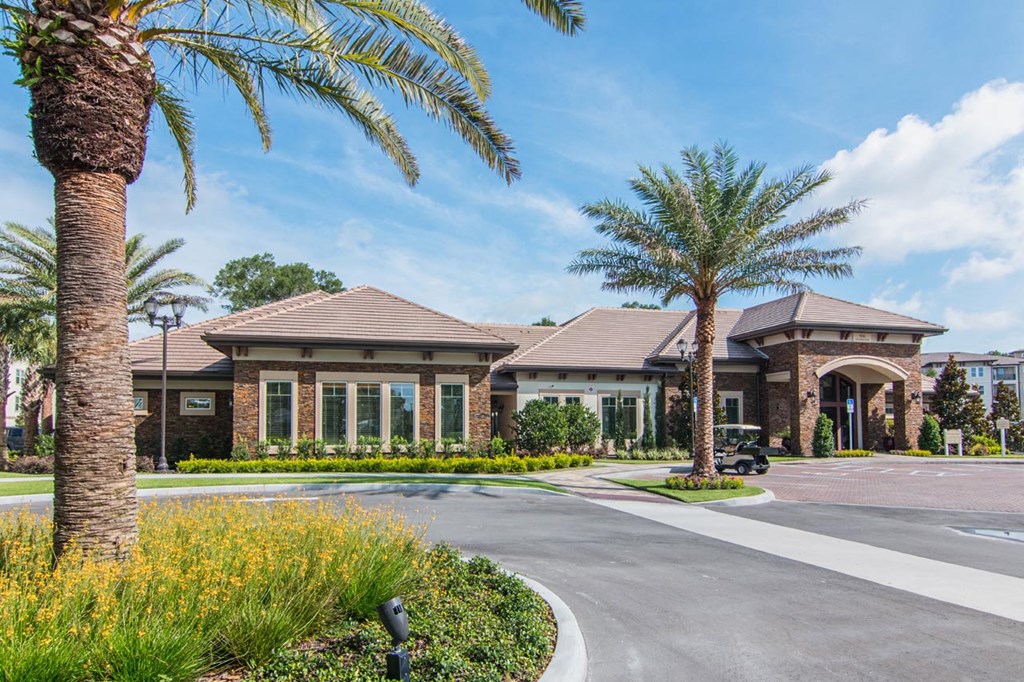 Clubhouse Exterior at The Oasis at Lake Bennet, Florida