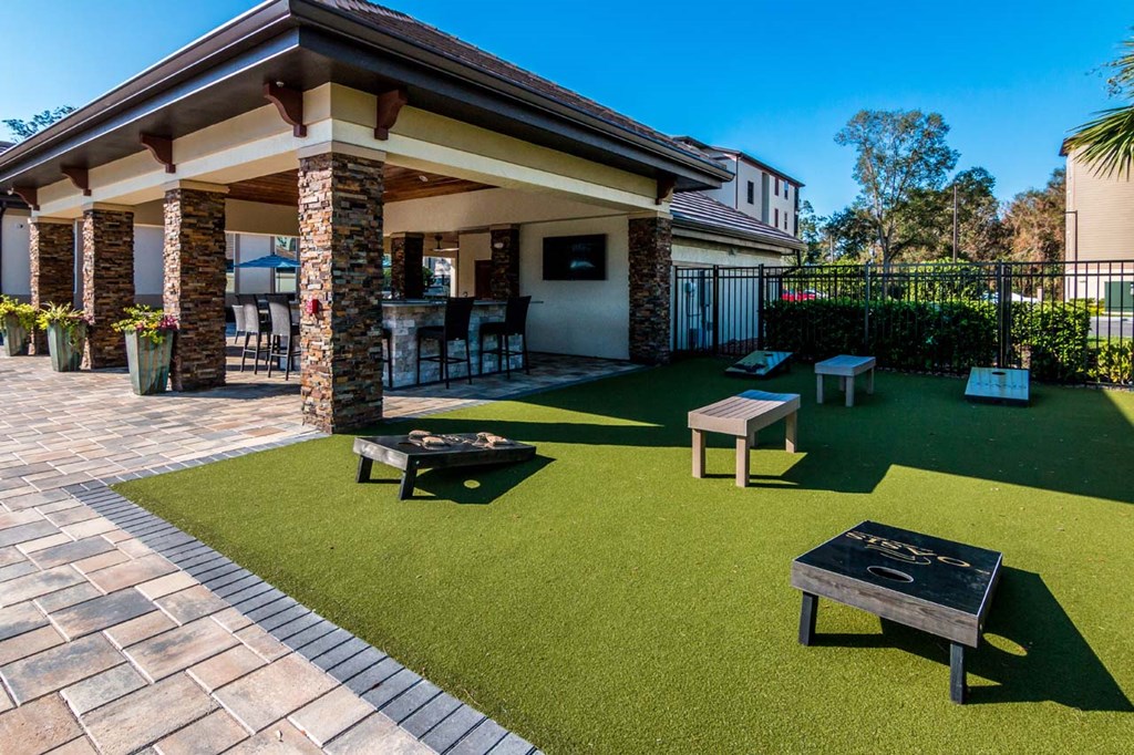 Outdoor Game Area at The Oasis at Lake Bennet, Ocoee, FL, 34761