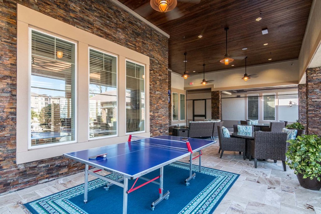 Outdoor Ping-Pong Table at The Oasis at Lake Bennet, Ocoee, FL