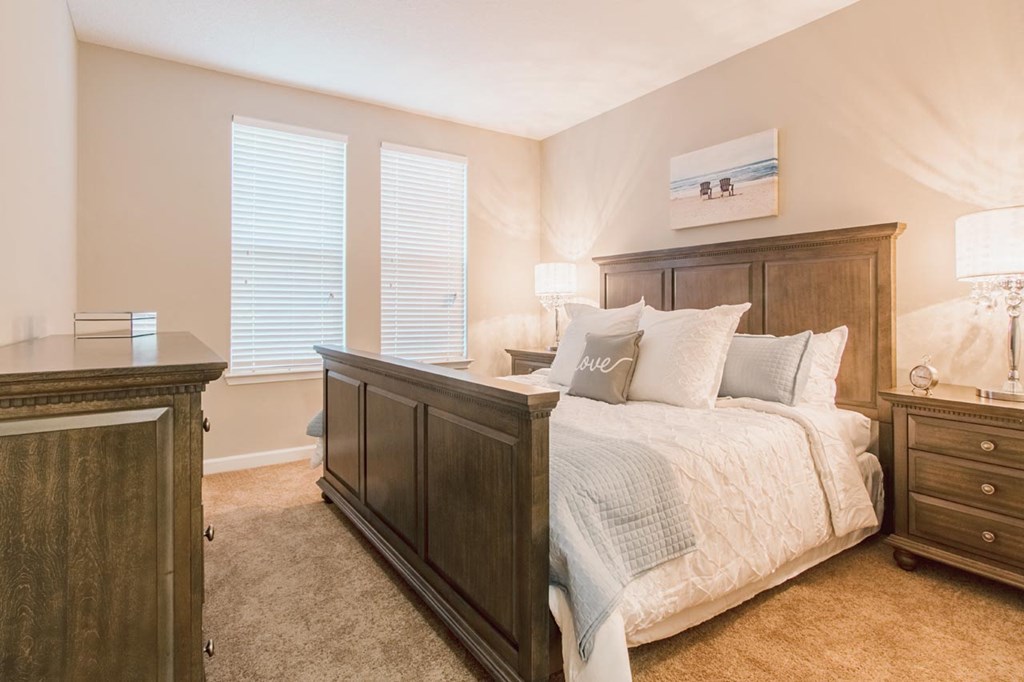 Master Bedroom at The Oasis at Lake Bennet, Florida