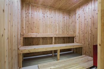 Sauna Room at Lakeside Village Apartments, Michigan, 48038