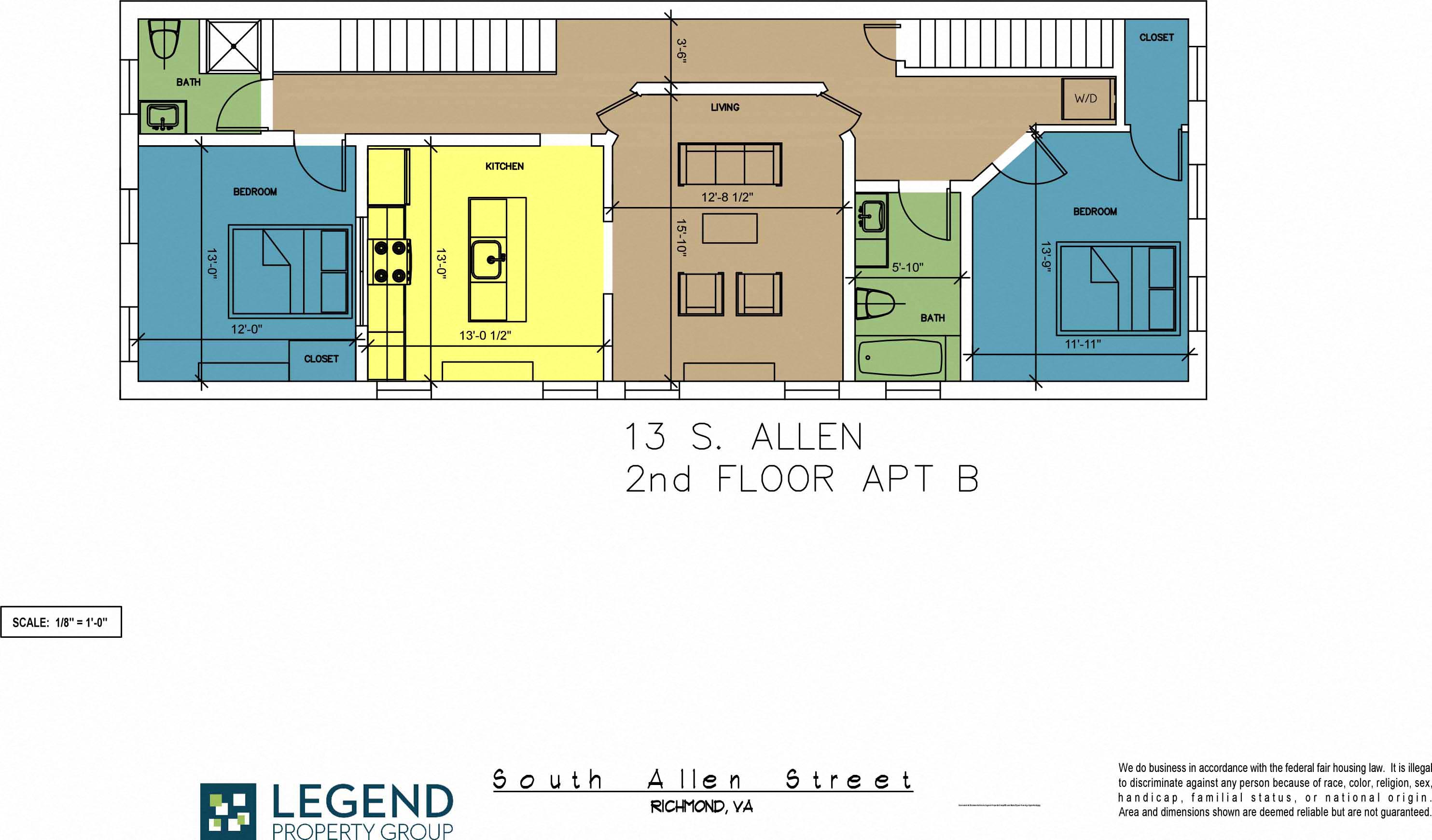 The Row at Cary Place - 13 S. Allen Ave. Upper Unit