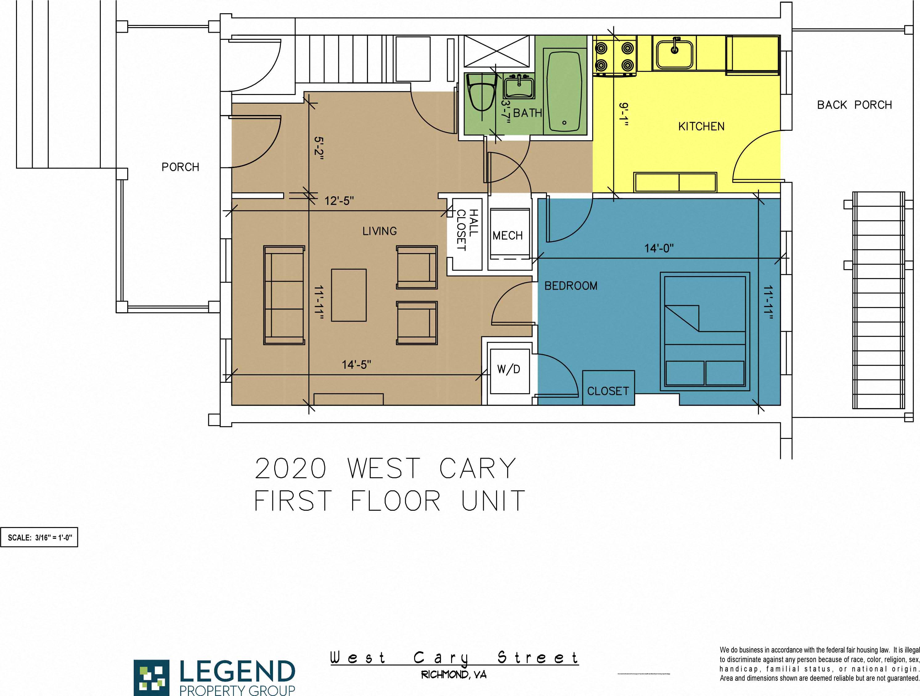 The Row at Cary Place - 2020 W. Cary Street Lower Unit