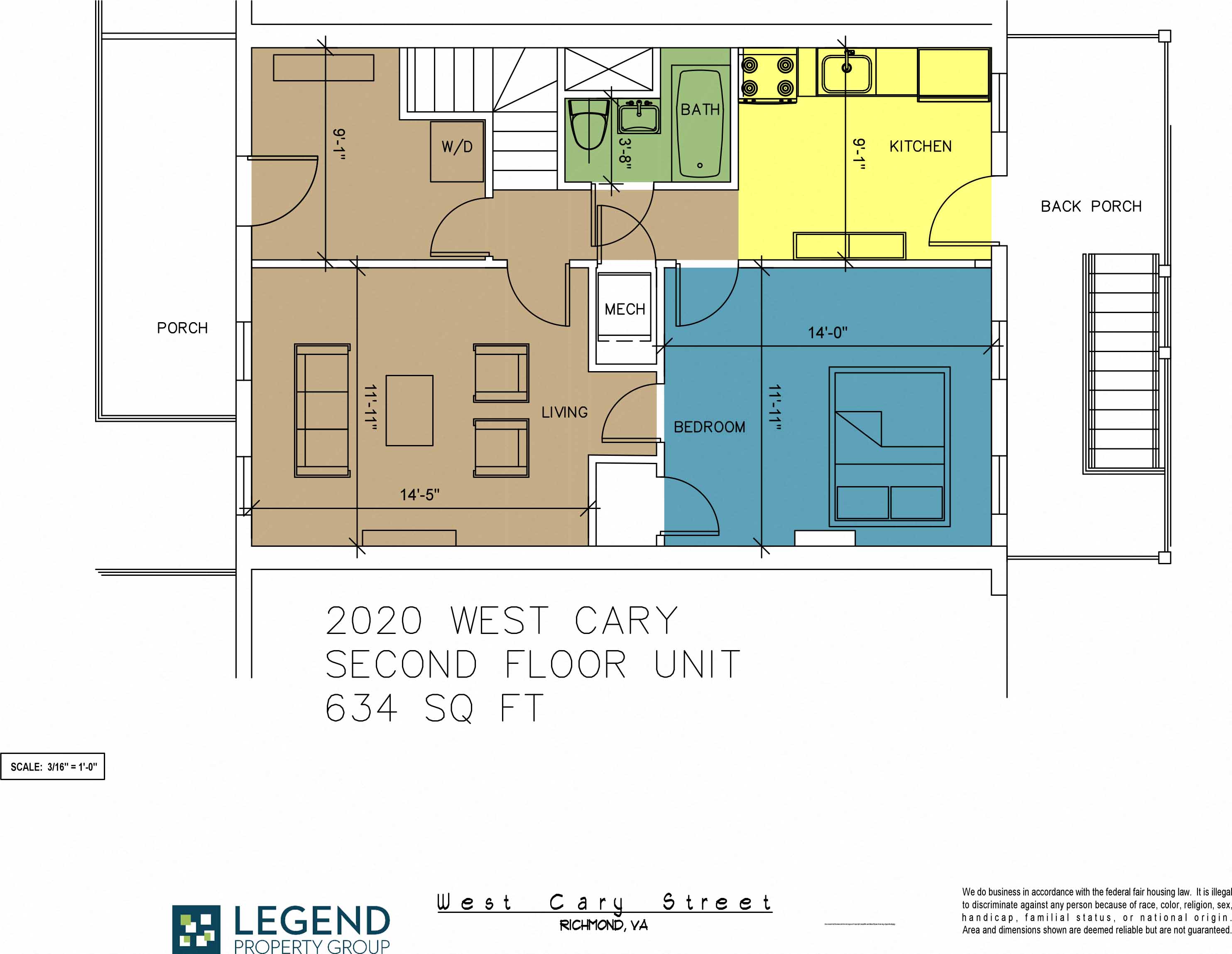 The Row at Cary Place Floorplan